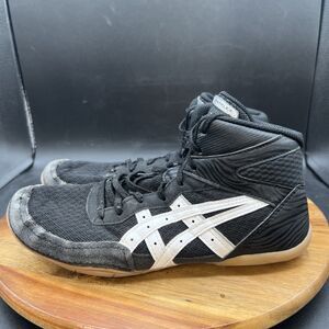 Asics Matflex 7 Men's Size 7.5 Black Gum Wrestling Shoes Sneakers 1081A051